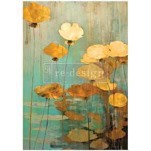 Eternal Lotus - A1 Decoupage Paper - Fiber Paper