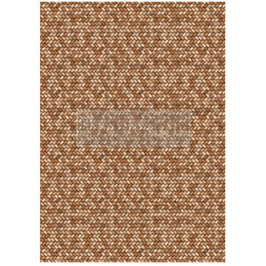 Braided Bliss - A1 Decoupage Paper - Fiber Paper
