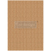 Artisanal Basket Charm - A1 Decoupage Paper - Fiber Paper