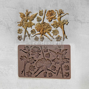Angelic Twirl - Decor Mould - Silicone Mold