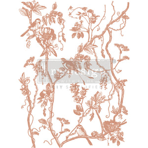 Bird Watching - Kacha Copper Gold Foil Transfer