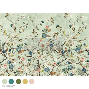 Blossom Perch - Decoupage Paper - Fiber Paper