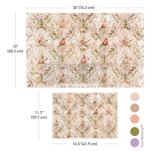 Blushing Bloom - Decoupage Paper - Fiber Paper Set
