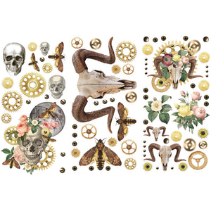 Boho Skulls - Finnabair Mini Transfer
