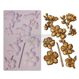 Botanical Blossoms - Decor Mould - Silicone Mold