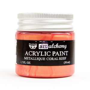 Coral Reef Metallic - Finnabair Acrylic Paint