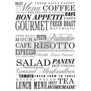 Delicious Menu (Discontinued) Decor Transfer - Furniture Transfer
