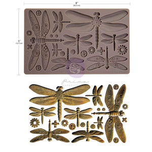 Machine Dragonflies - Decor Mould - Silicone Mold