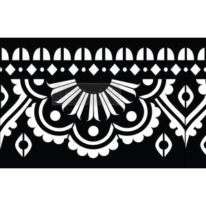 Mendhi Border - Stick & Style Stencil