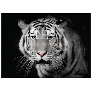 Monochrome Majesty - A1 Decoupage Paper - Fiber Paper