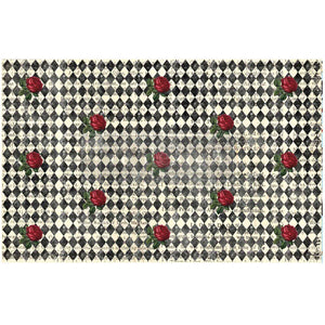 Queen's Court of Roses - Decoupage Paper - Decor Tissue