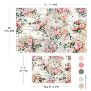 Rosy Reverie - Decoupage Paper - Fiber Paper Set