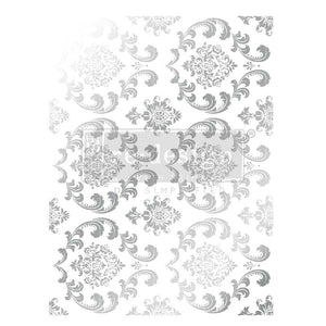Silver House of Damask - Kacha Decor Transfer - Furniture Transfer