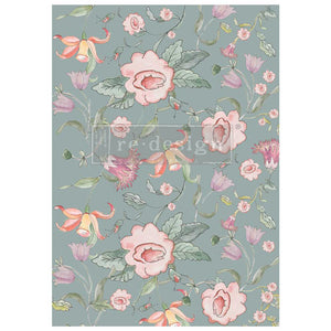 Swedish Posy - A1 Decoupage Fiber