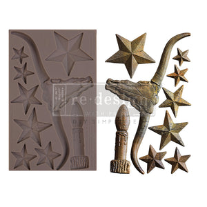 Wild West Whispers - Decor Mould - Silicone Mold