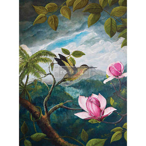 Spring Magnolias - A1 Decoupage Paper