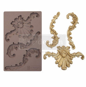 Greco Crest - Decor Mould - Silicone Mold