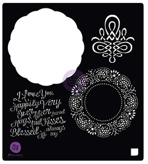 Vintage Emporium Doily Stencil by Finnabair