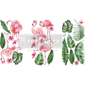 Flamingo Pink - Mini Transfer - Small Transfer