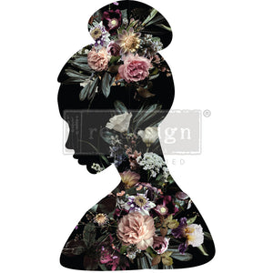 Floral Silhouette (Discontinued) Decor Transfer - Furniture Transfer