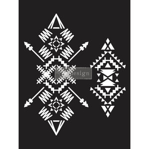 Tribal Imprint - Decor Stencil