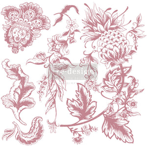 Rustic Floral Element - Decor Stamps