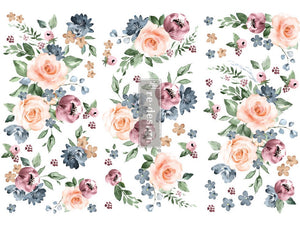 Watercolor Bloom (Discontinued) Decor Transfer - Furniture Transfer