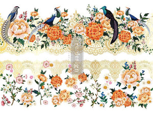 Pheasants & Peonies (Discontinued) CeCe Decor Transfer - Furniture Transfer