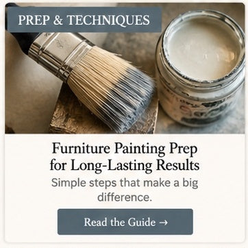 Furniture painting prep for long lasting results - Canterbury Creative