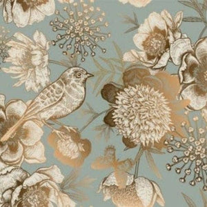 Foil Bird - Mint Decoupage Paper product image