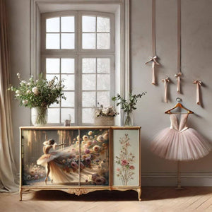 Ballet in Bloom - Mint Decoupage Paper additional product image 3