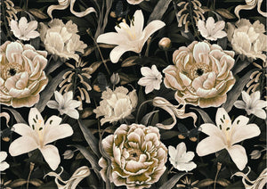 White Flower A1 size large Decoupage Paper product image 2