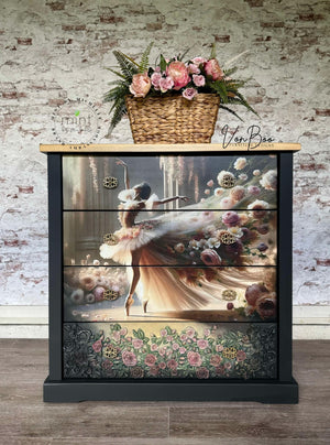 Ballet in Bloom - Mint Decoupage Paper additional product image 4
