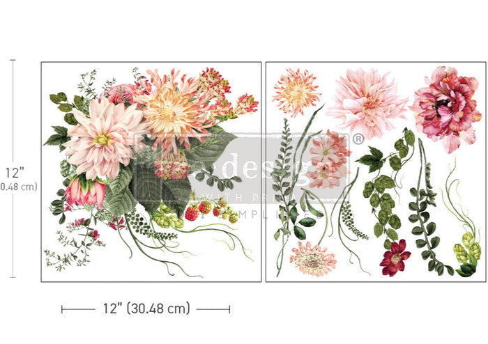 My Favorite Dahlia - Maxi Transfer - Redesign with Prima