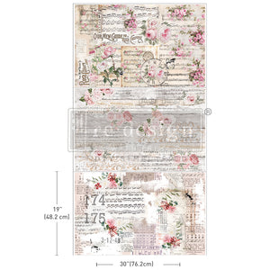 Shabby Chic Sheets - Decoupage Paper Pack - Redesign with Prima