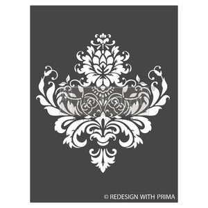 Royal Brocade - Decor Stencil - Redesign with Prima