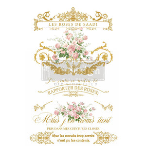 PRE-ORDER Les Roses - Kacha Decor Transfer - Redesign with Prima