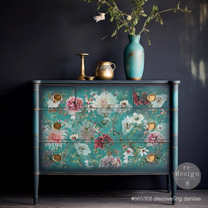 Discovering Dahlias - Decoupage Paper - Redesign with Prima