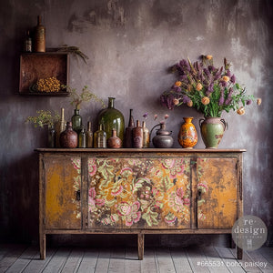 Boho Paisley - Decor Transfer - Redesign with Prima