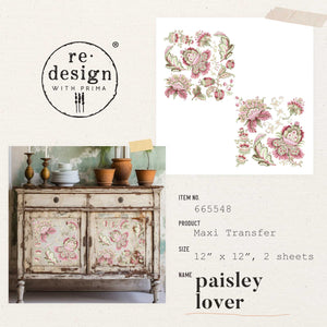 Paisley Lover - Maxi Transfer - Redesign with Prima
