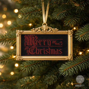 Noel In Script Middy Plus Transfer Christmas ornament project
