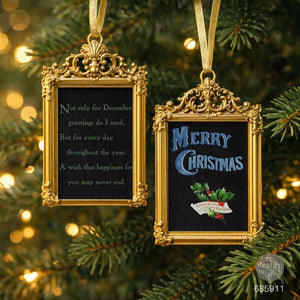 Noel In Script Middy Plus Transfer framed Christmas ornament projects