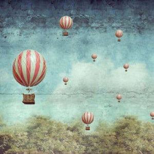 Balloons Mint Decoupage Paper product image