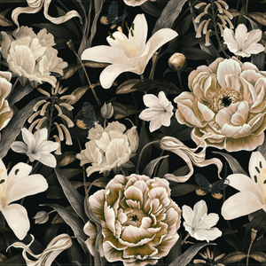 White Flower A1 size large Decoupage Paper product image