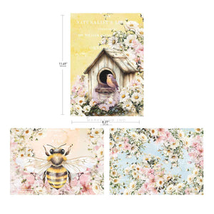 Among the Wildflowers A4 Decoupage Paper | Floral Décor