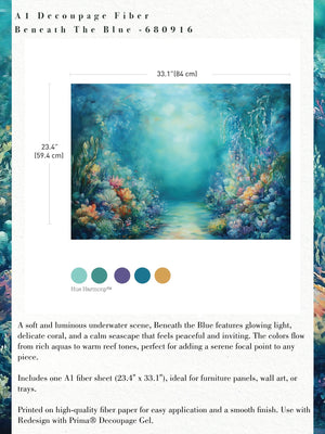 Beneath the Blue - A1 Decoupage Fiber - image 5