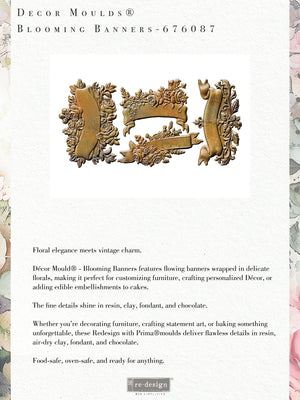 Blooming Banners Decor Mould | Redesign with Prima - image 6