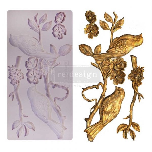 Blossoming Spring  - Decor Mould - Silicone Mold