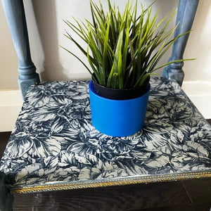 Blue Wallpaper A1 Decoupage Fiber Paper | Vintage Décor - image 4