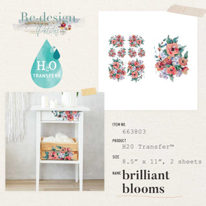 Brilliant Blooms - H2O Decor Transfer - image 4
